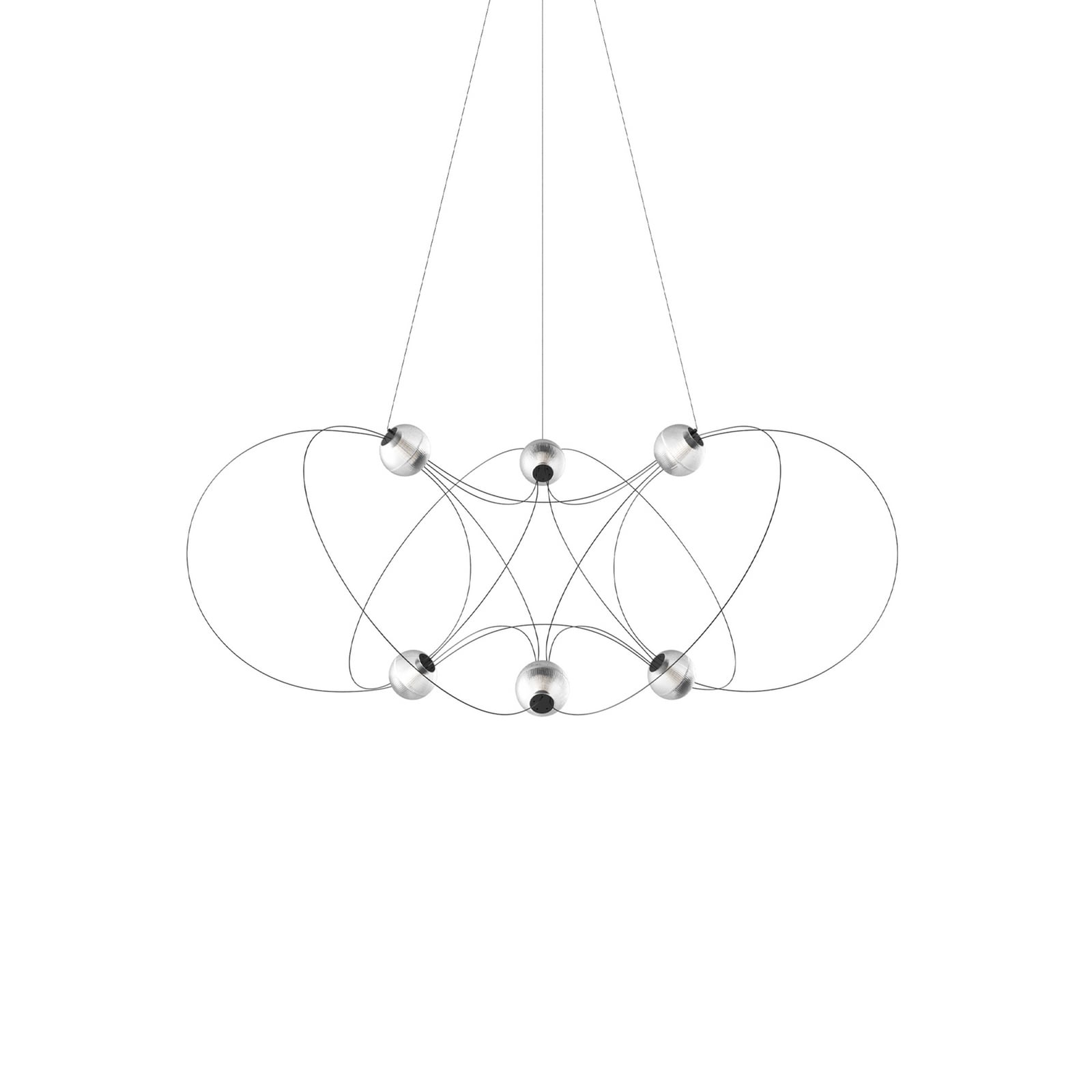 Munari 6 Pendant Light (PRE-ASSEMBLED) Black - DCW