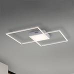 LED ceiling light Asmin, CCT, steel, 60x60cm