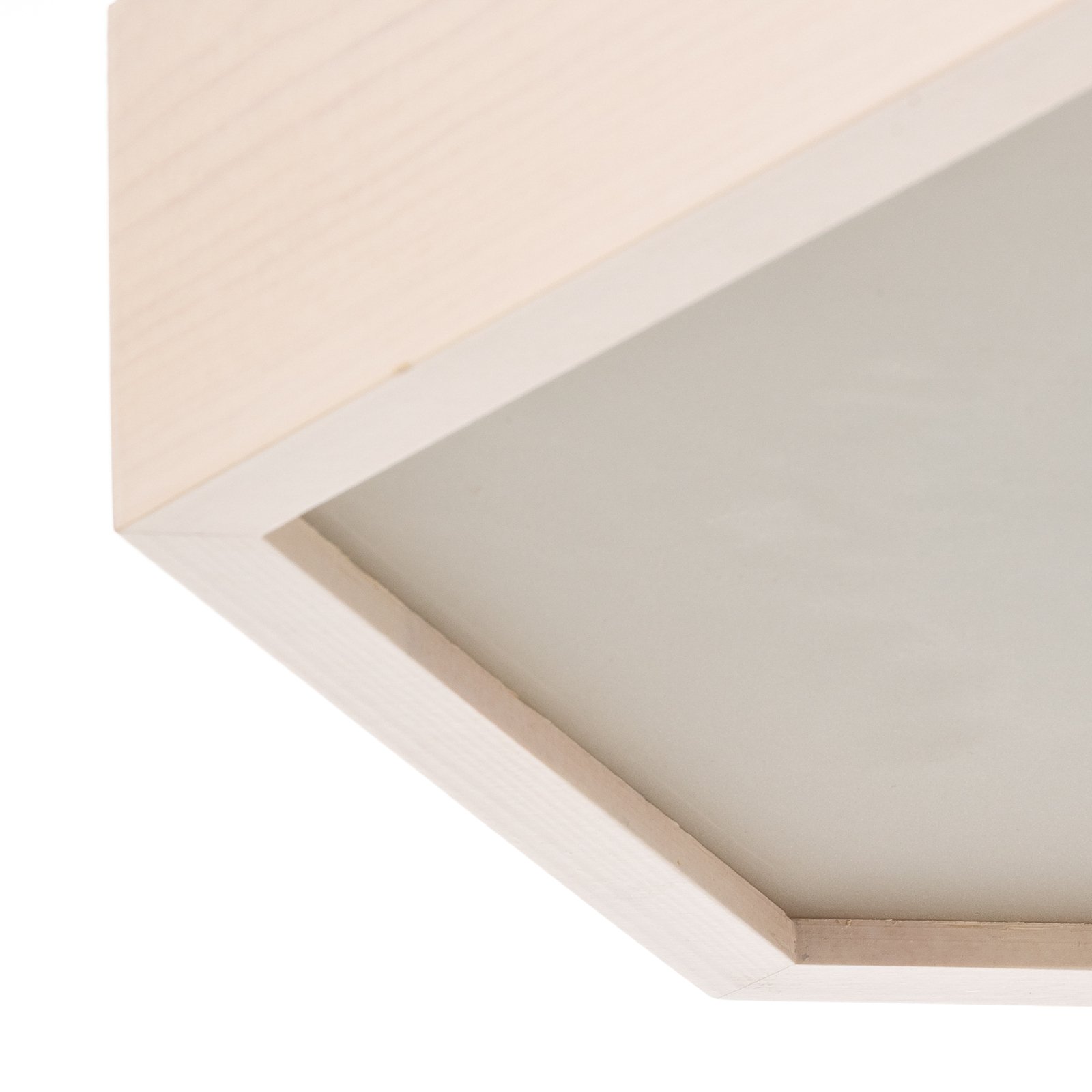 Envostar Hagen ceiling light, white pine