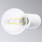 Ten - minimalistisk væglampe, hvid
