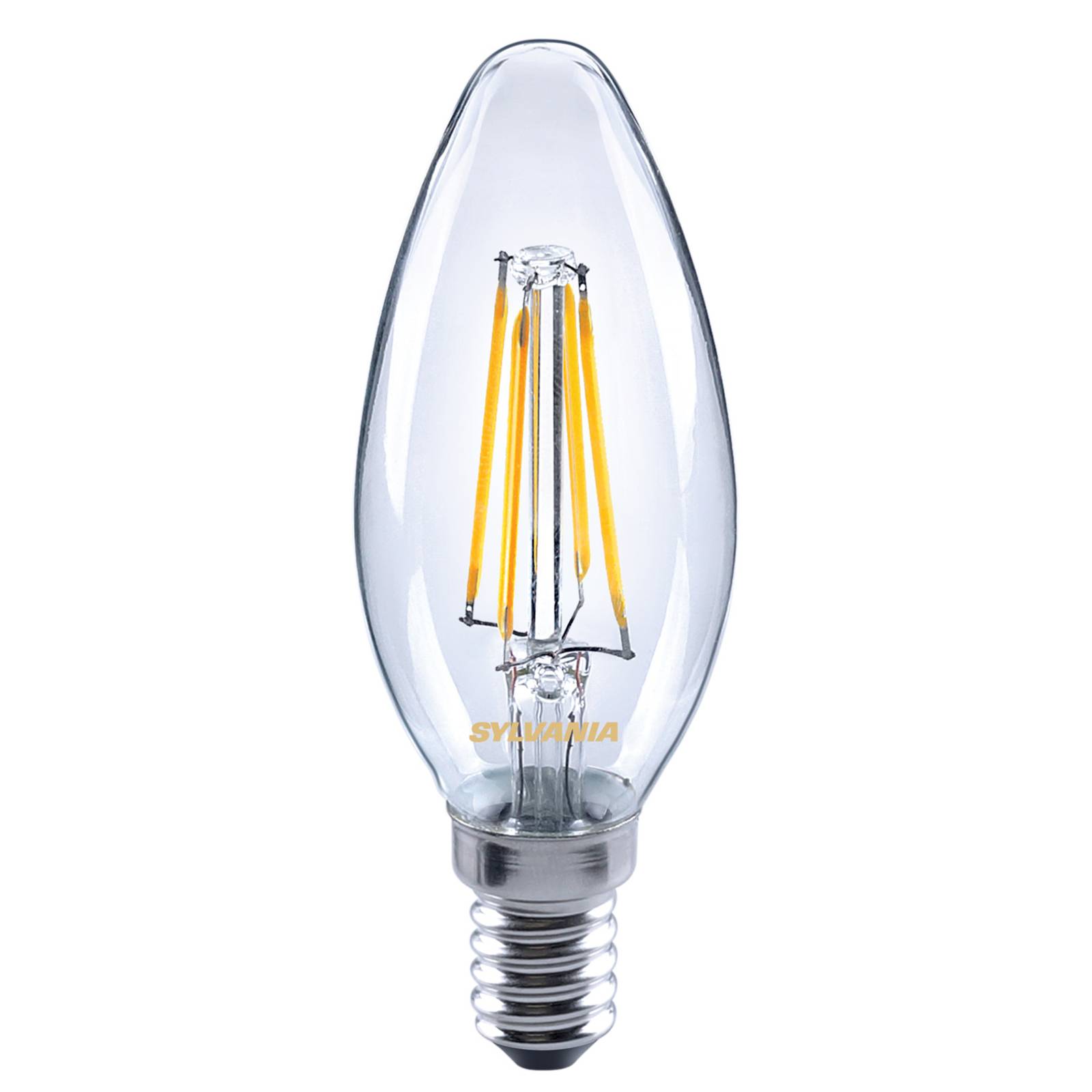 Ampoule bougie LED E14 ToLEDo fil 4,5 W 827 claire