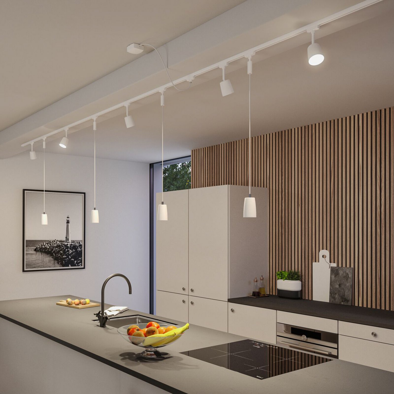 Paulmann URail-kabelvoeding ZigBee 1 m, signaalwit Paulmann URail-kabelvoeding ZigBee 1 m, signaalwit