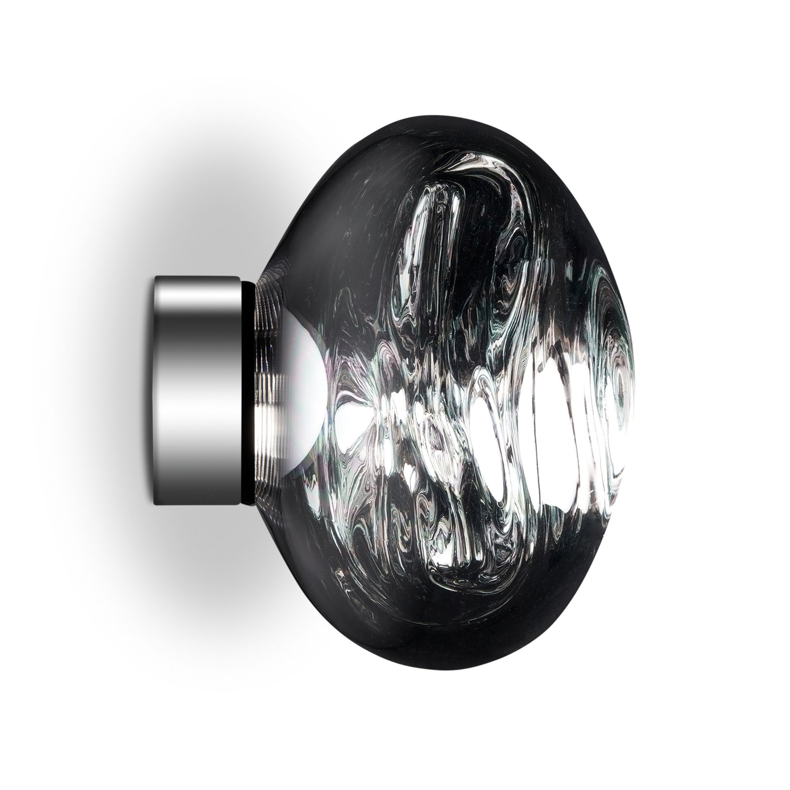 Tom Dixon Melt Surface Mini LED wandlamp chroom