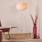 UMAGE Eos medium lampadaire rose trépied blanc