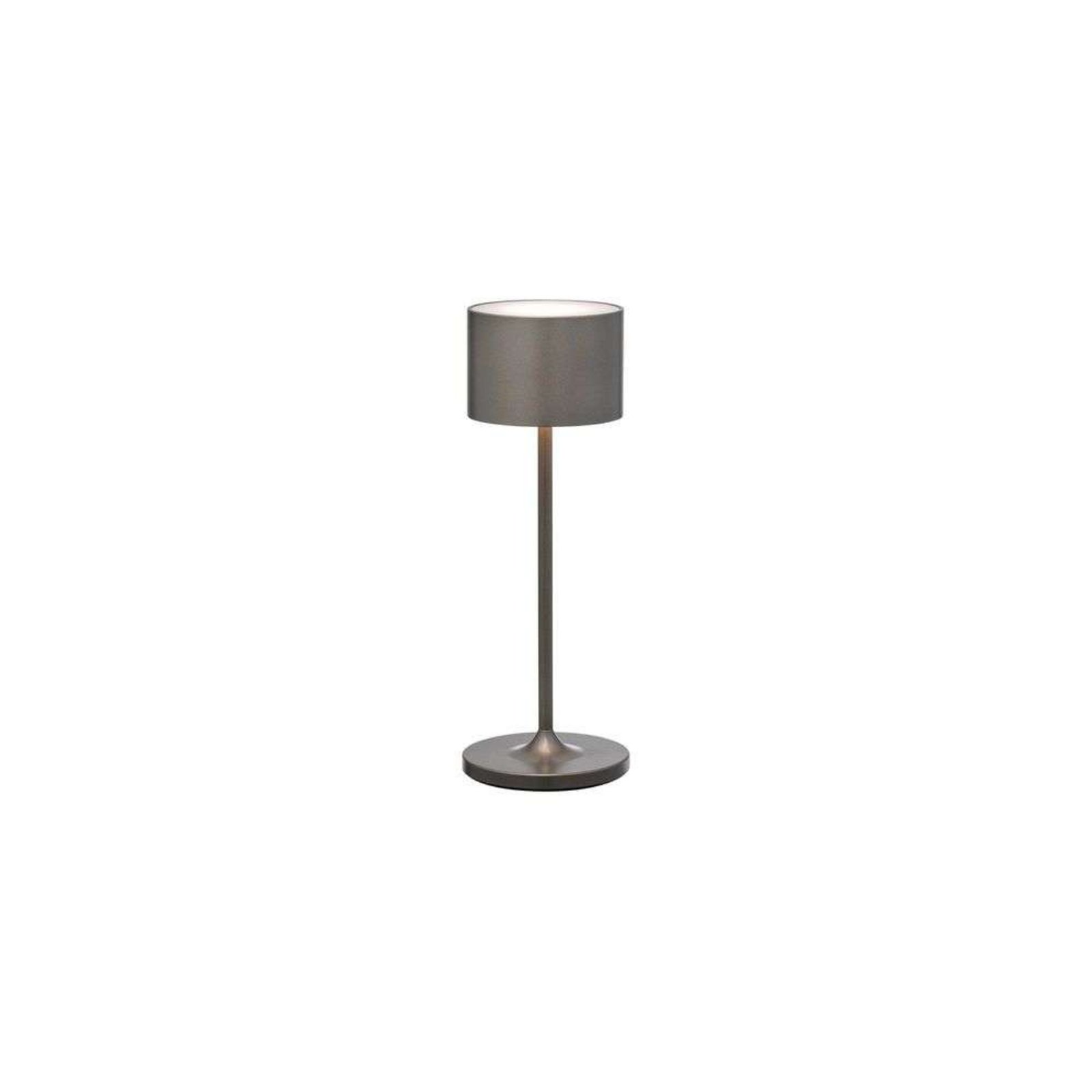 Farol Portable Candeeiro de Mesa Mini Burned Metal - Blomus