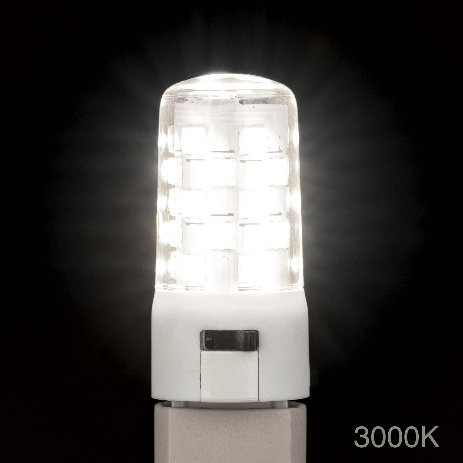 LED-stiftlampa G9, 4 W, CCT, 370 lm, dimbar, transparent