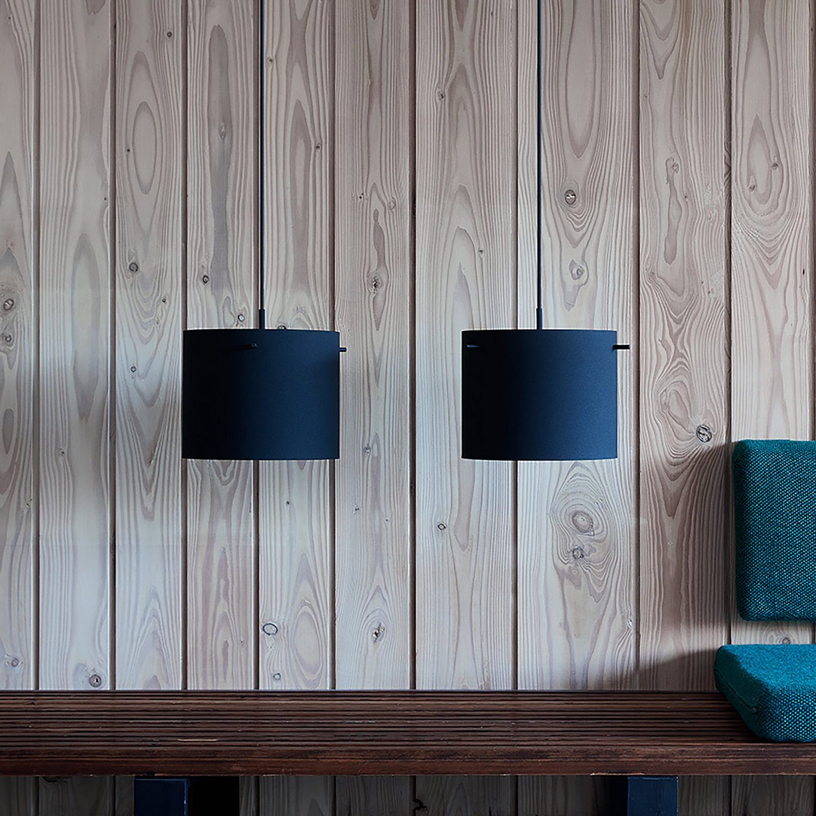 FM 1954 Pendant Ø28 Matt Black - Frandsen