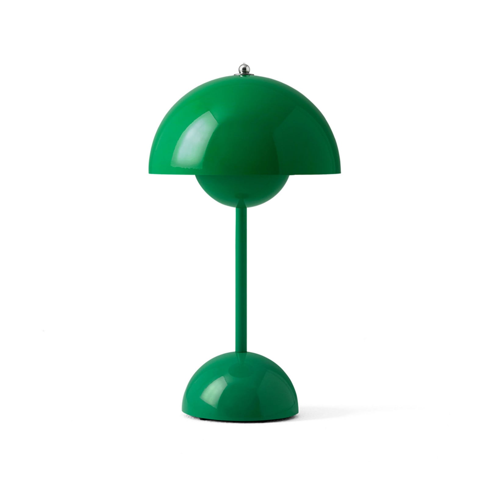 Flowerpot VP3 bordlampe, signalgrøn, 50 cm &Tradition - Stue - Design - Metal - Med én lyskilde