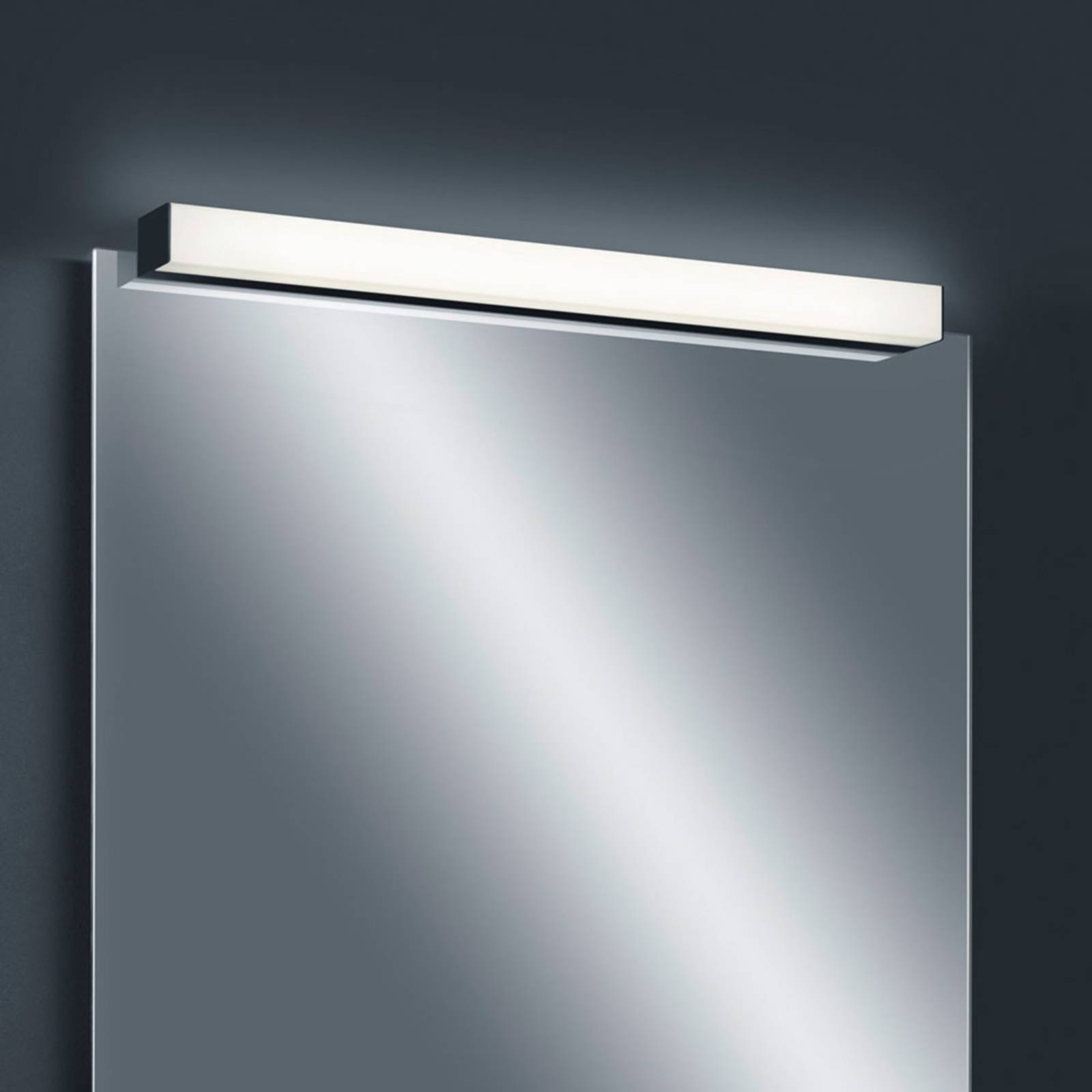 Image of Helestra Lado LED da specchio, nero 90 cm