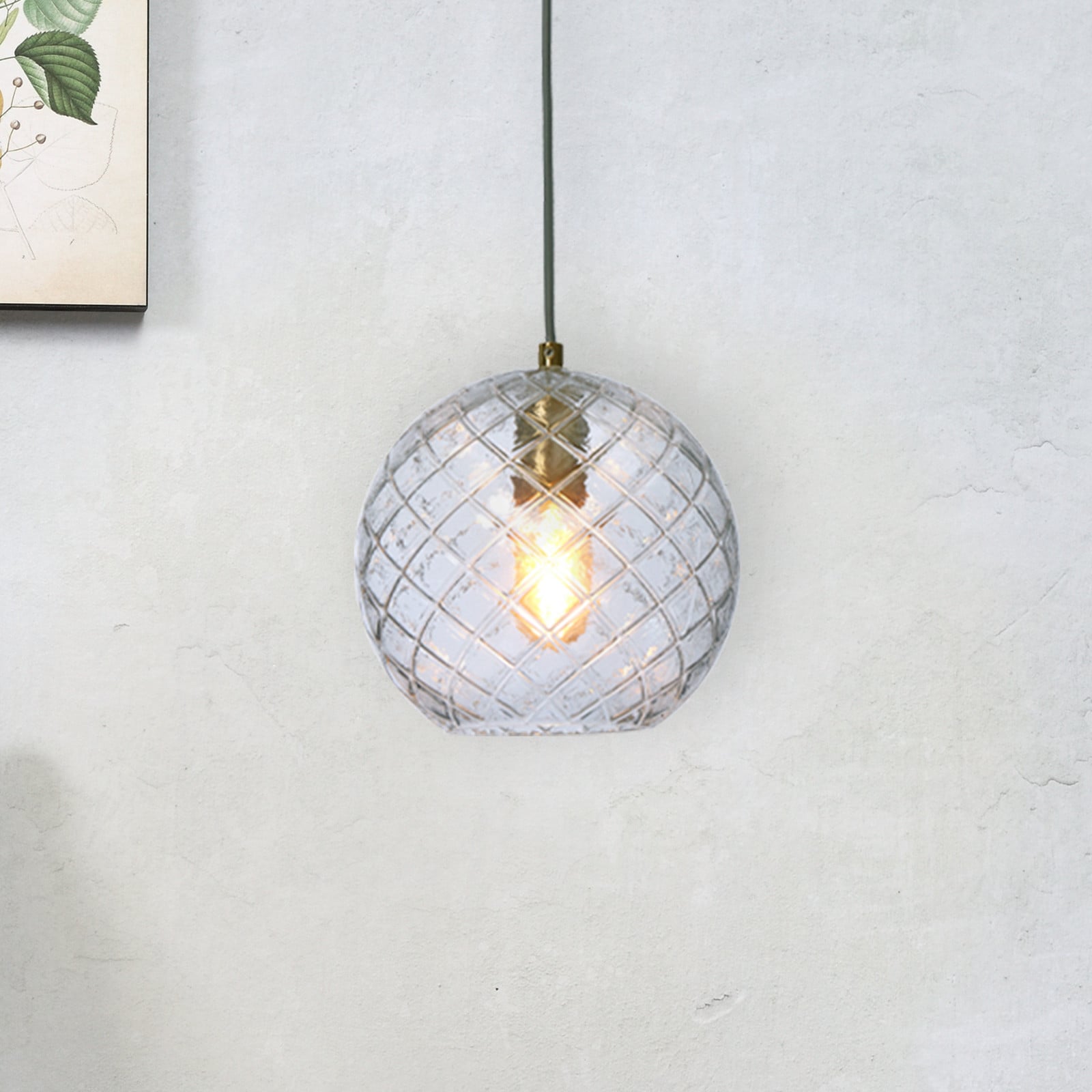 ITS ABOUT ROMI Lampă suspendată Venice sferică transparentă sticlă E27 - Camera de zi / sufragerie - Design
