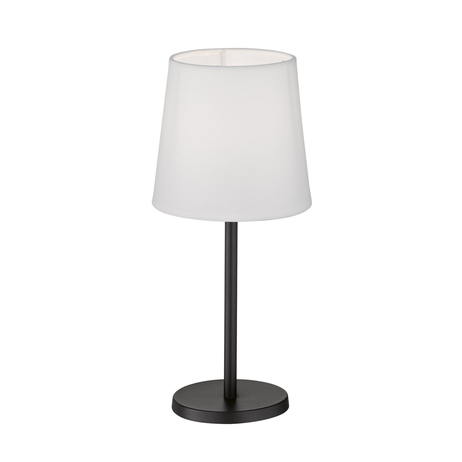 Stolní lampa Rimini, chintz, bílá/černá, E14, 30 cm