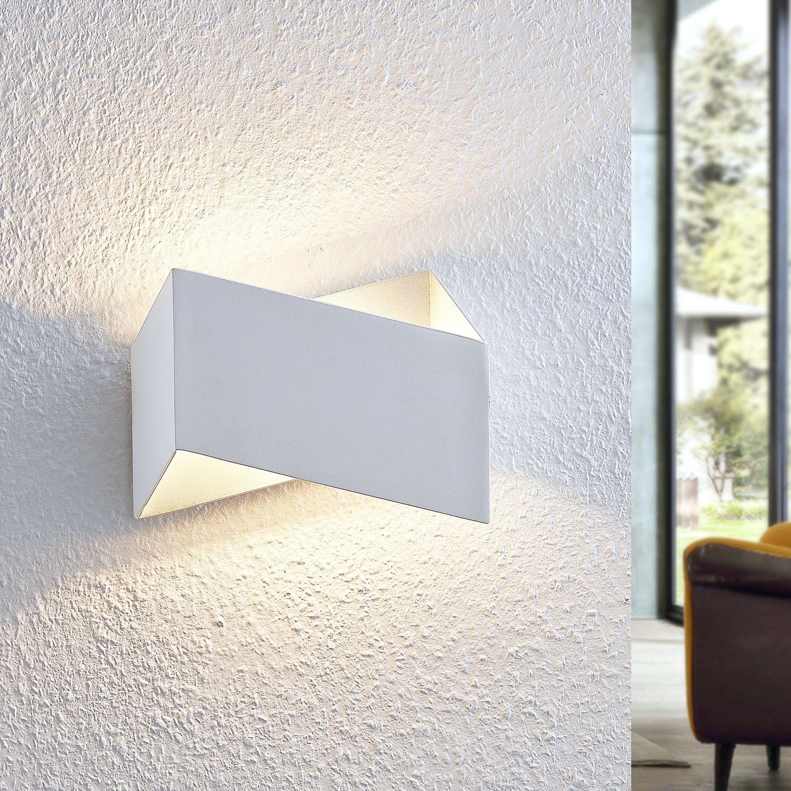 Assona Wall Lamp White/Silver - Arcchio
