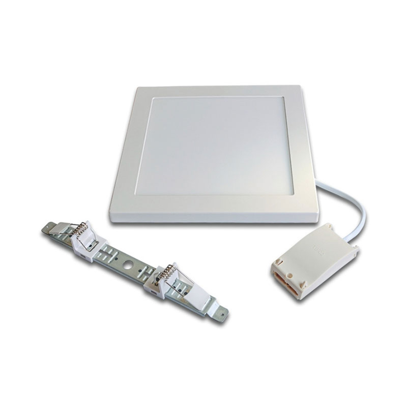 HERA FQ 65/205 LED light, surface/recessed, 2,700 K, for Living / Dining Room, plastic, 18 W, energy efficiency: A+, L: 23 cm, W: 23 cm, H: 1.5 cm