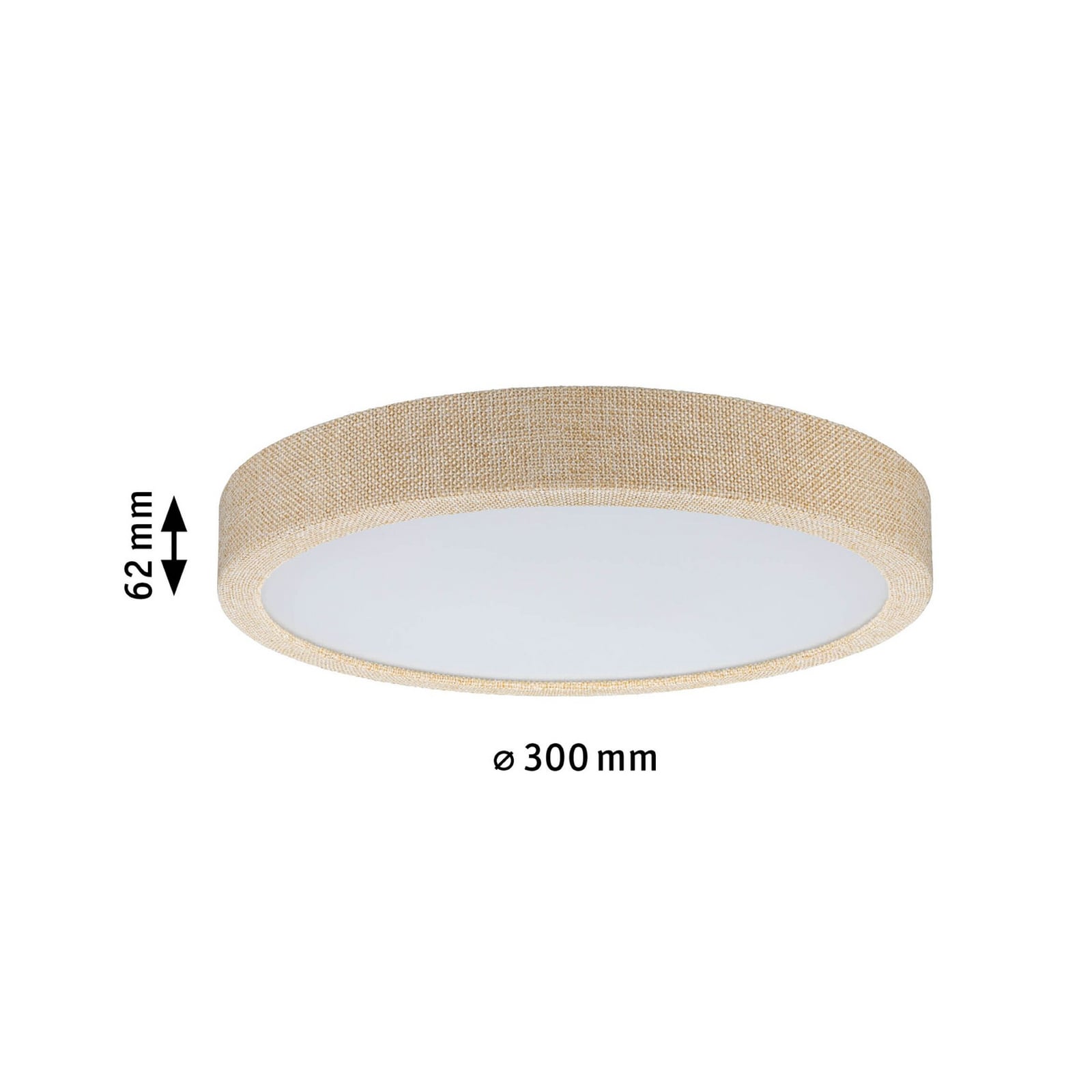 Panneau LED Paulmann Cosara, Ø 30 cm, beige, IP44, 3000 K Panneau LED Paulmann Cosara, Ø 30 cm, beige, IP44, 3000 K