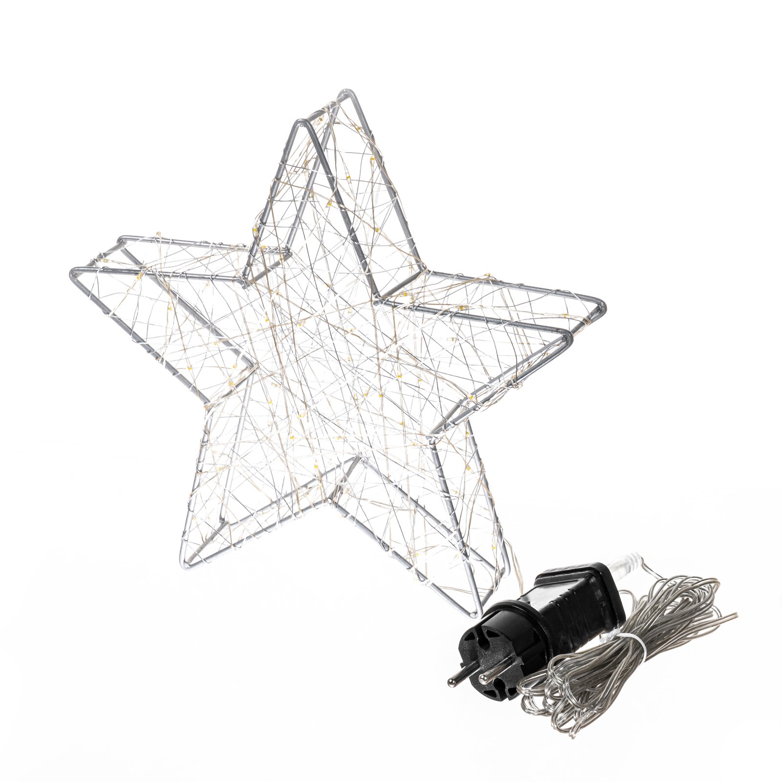 Estrela de luz LED Lindby Lepita 80-luzes