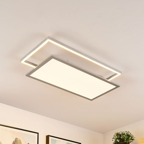Lucande Senan LED-Deckenlampe, Rechtecke, CCT