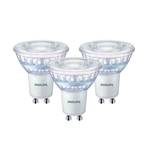 3-pack Bec LED Dimmable 3,8W GU10 - Philips