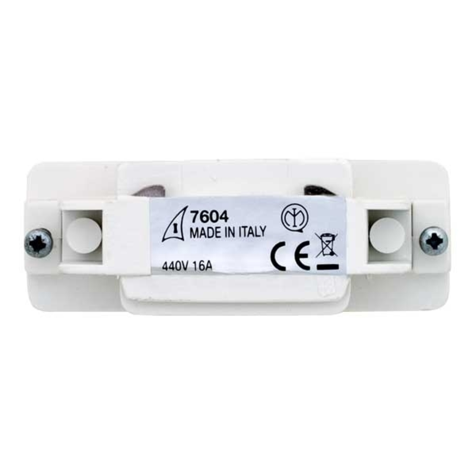 Pferdekaemper Linear connector for 3-circuit track system white