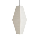 Abajur HAY Prism, altura 110 cm, branco, papel