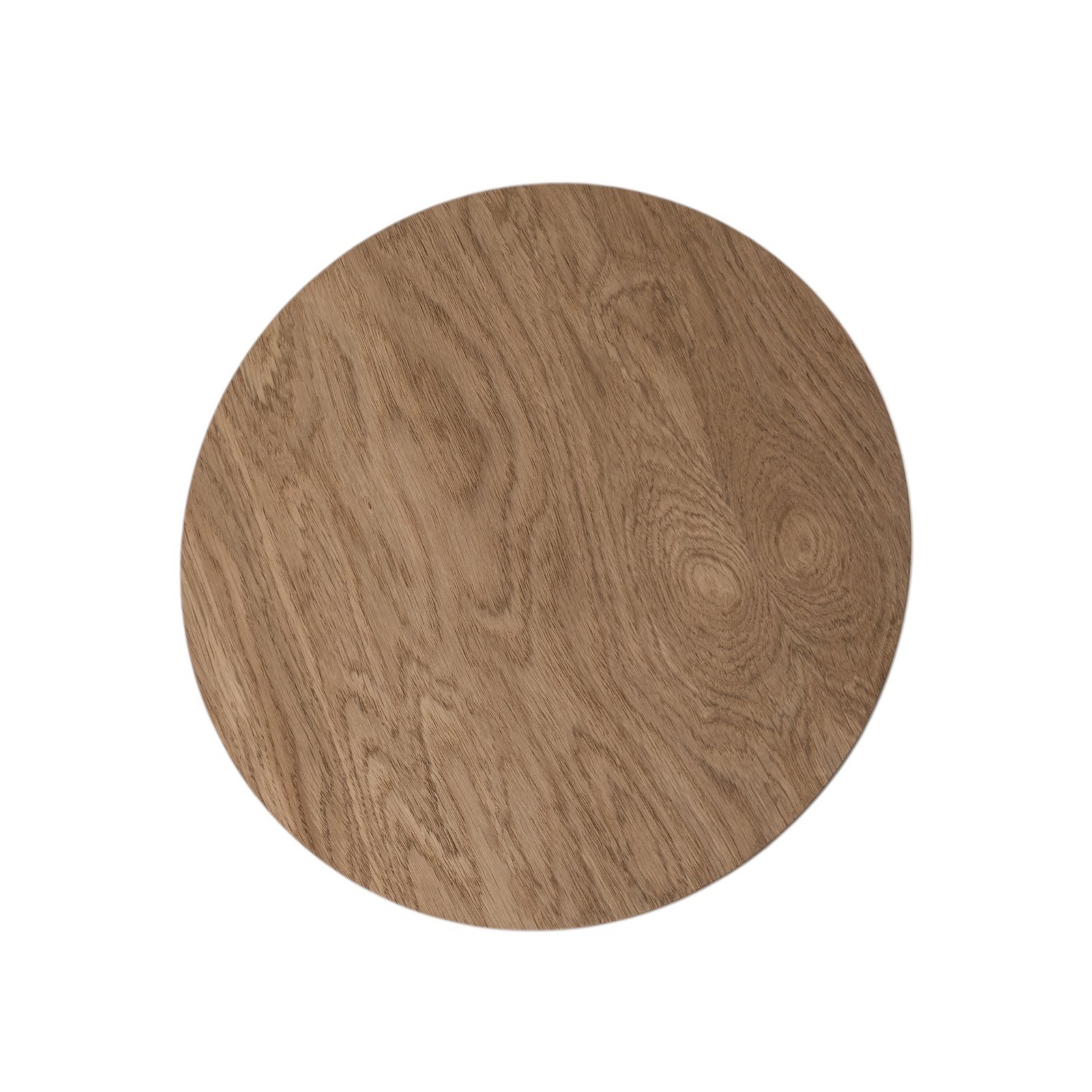 Envostar applique murale Rito, bois clair, Ø 30 cm