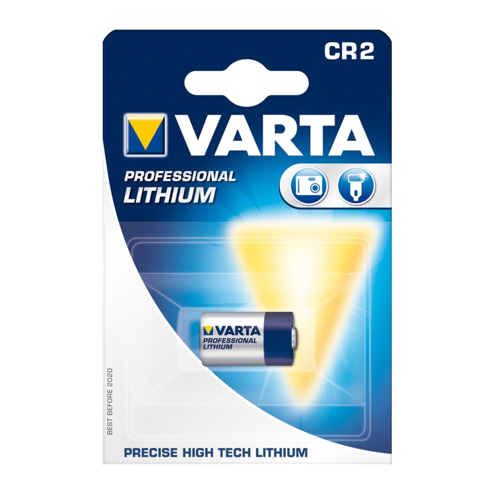 CR2 (6206) 3 V lithium battery from VARTA | Lights.co.uk
