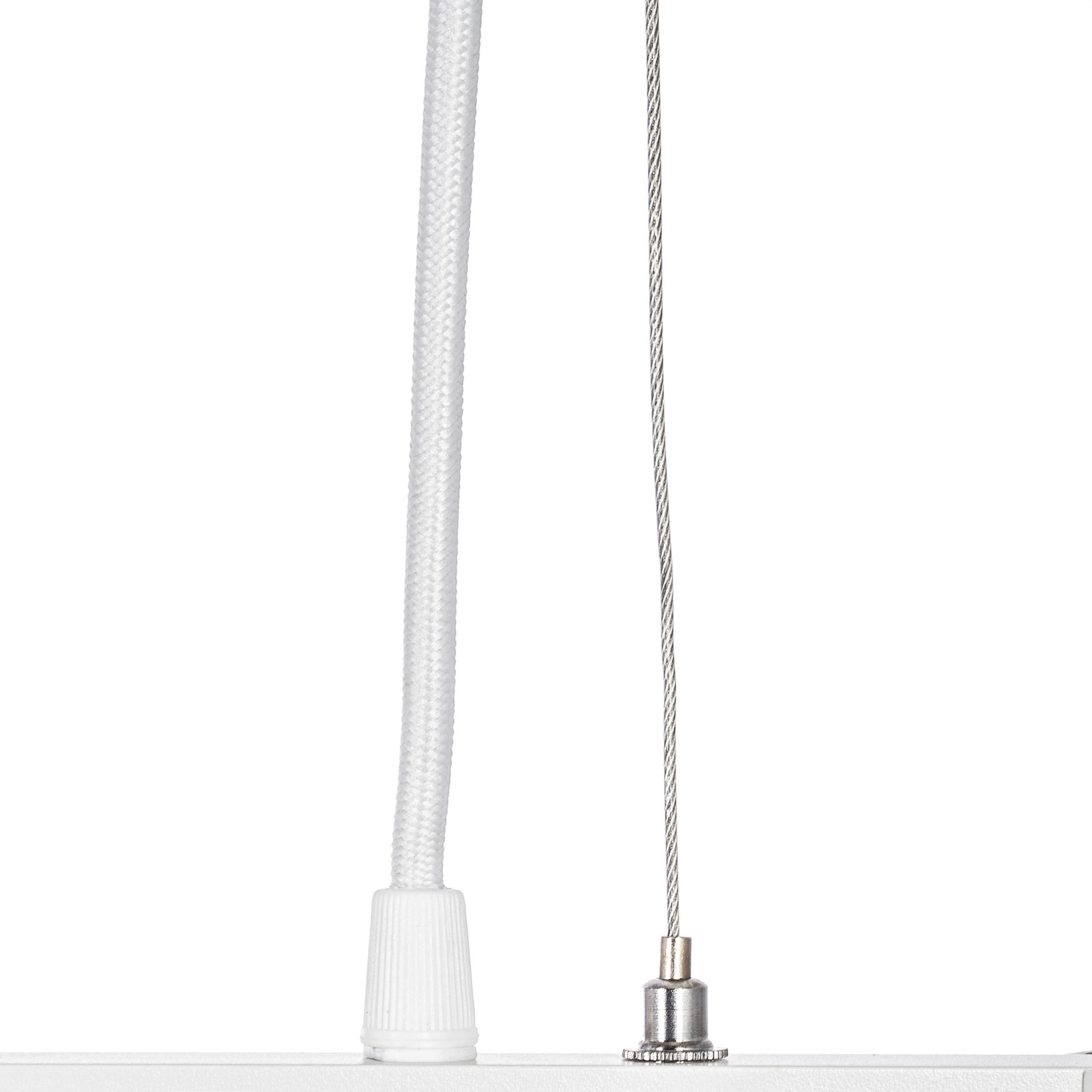 Arcchio Brinja hanglamp wit 5-lamps langwerpig