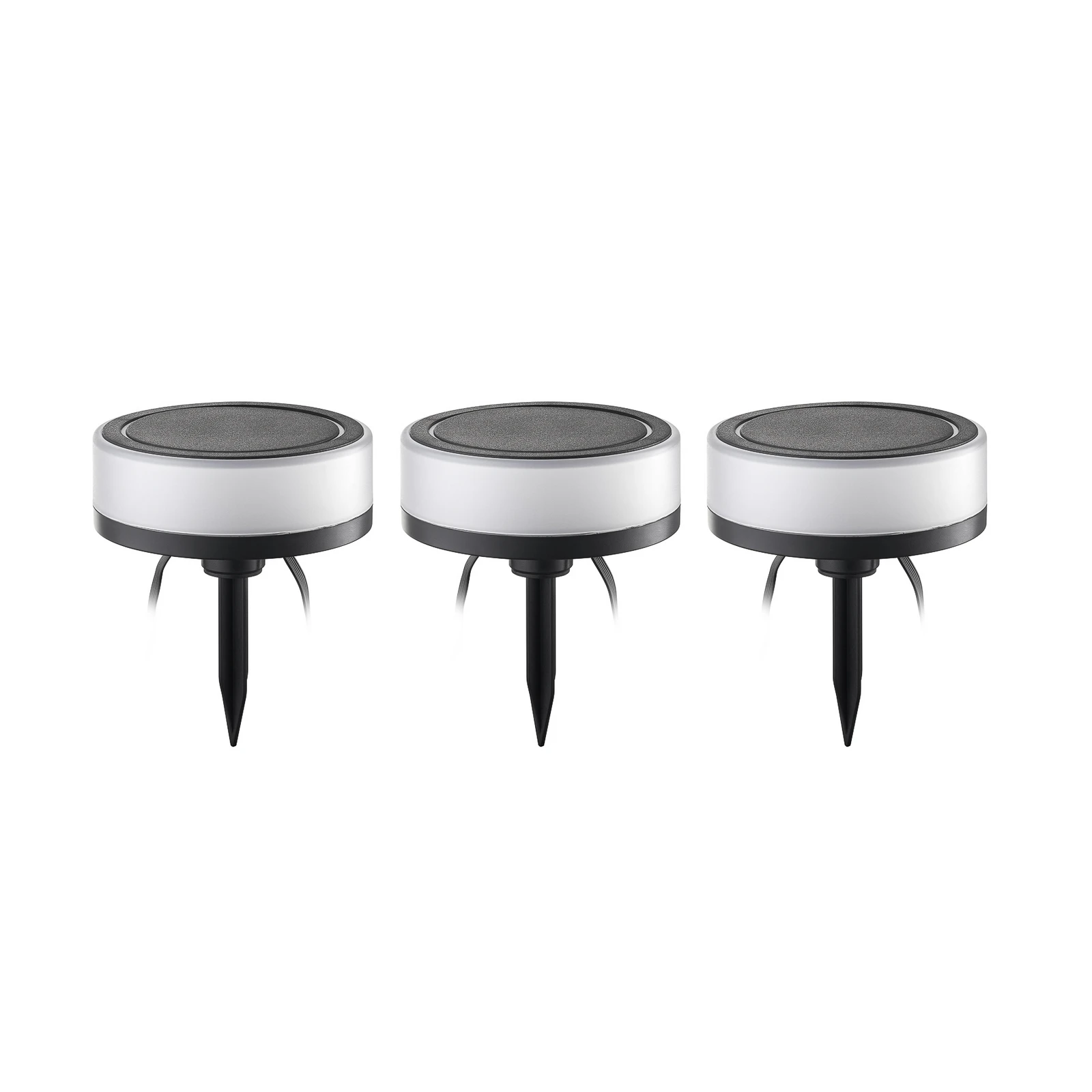 Lindby Smart LED markspiklampa Kyren, CCT, RGB, Tuya, 3 enheter