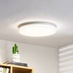 Prios Artin LED ceiling lamp, sensor, round, 33 cm