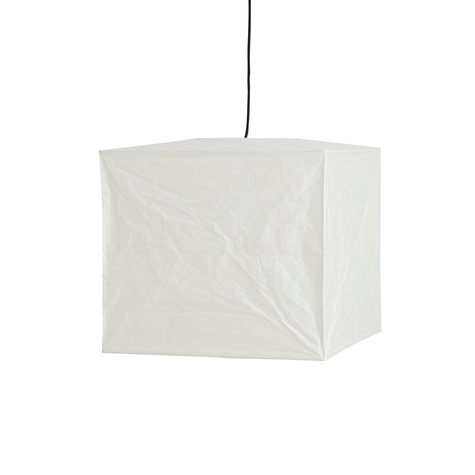 Abajur Hay Cube, visina 40 cm, bijeli, papir - Dizajn - Papirnati karton