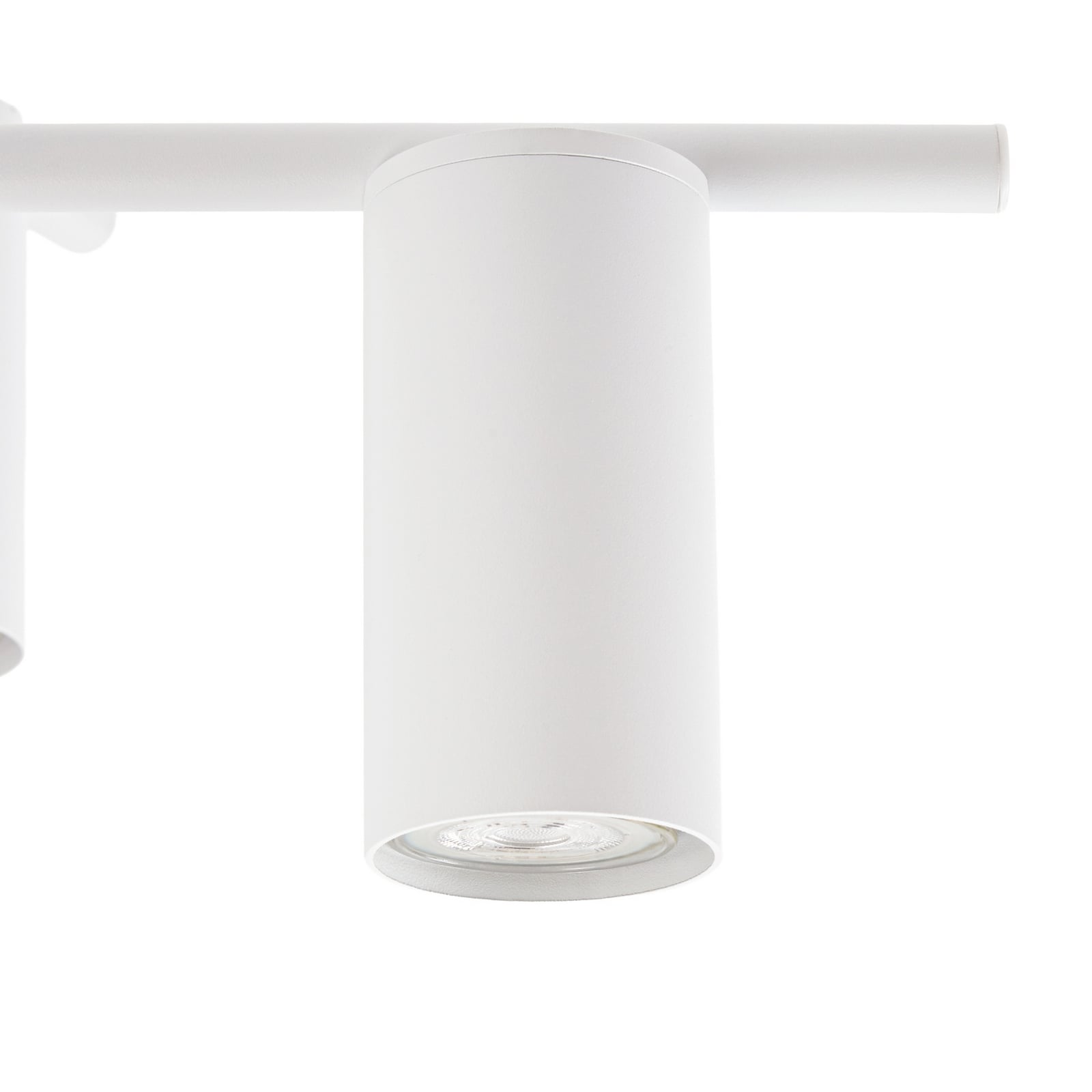 Plafonieră Lindby Marilou, albă, cu 4 becuri, Ø 70 cm Plafonieră Lindby Marilou, albă, cu 4 becuri, Ø 70 cm