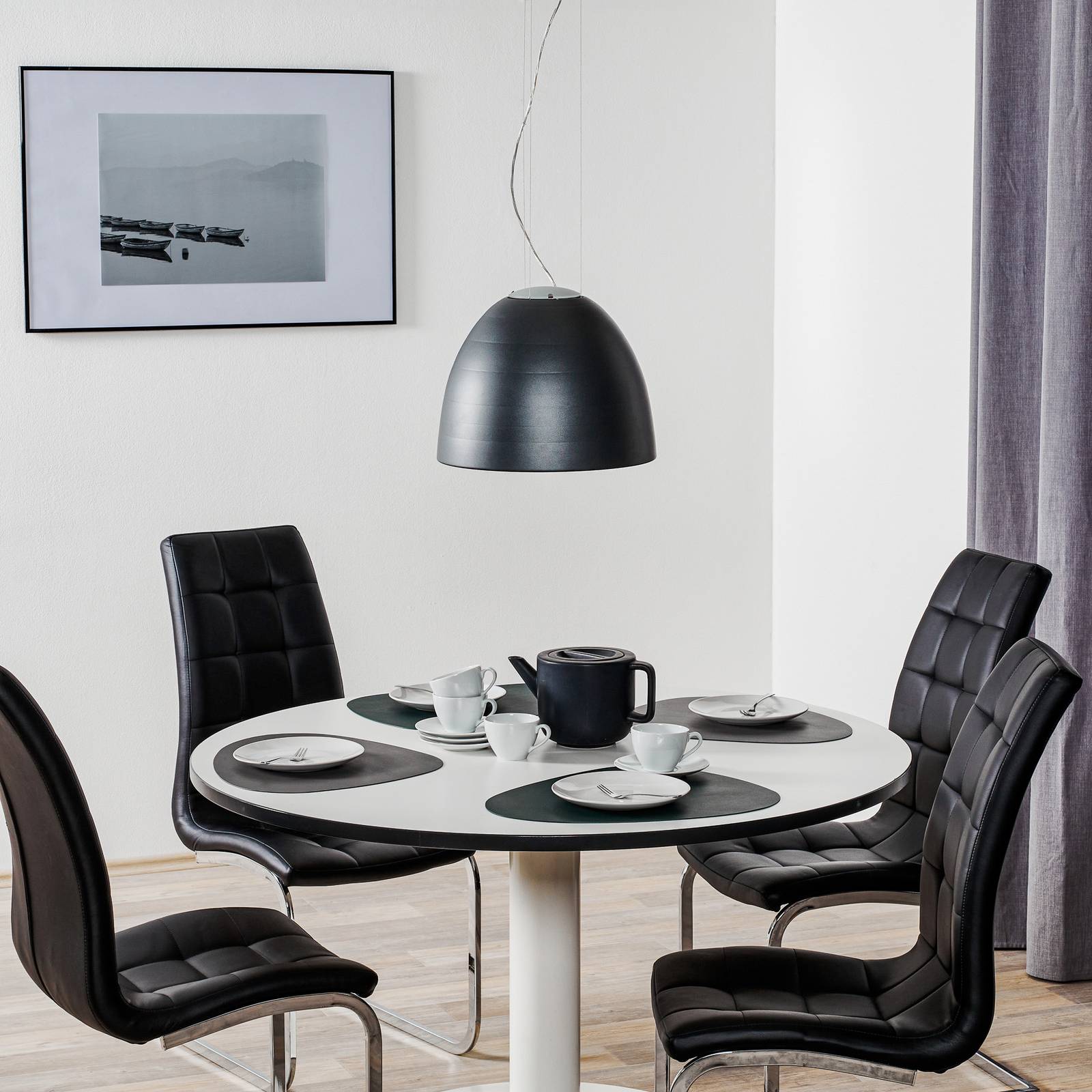Artemide Nur Mini lampa wisząca, antracyt