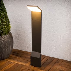 Světlo Lucande LED na cestu Nevio, 60 cm, antracit, kov