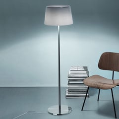Foscarini Lumiere XXL aluminio/blanco, atenuable