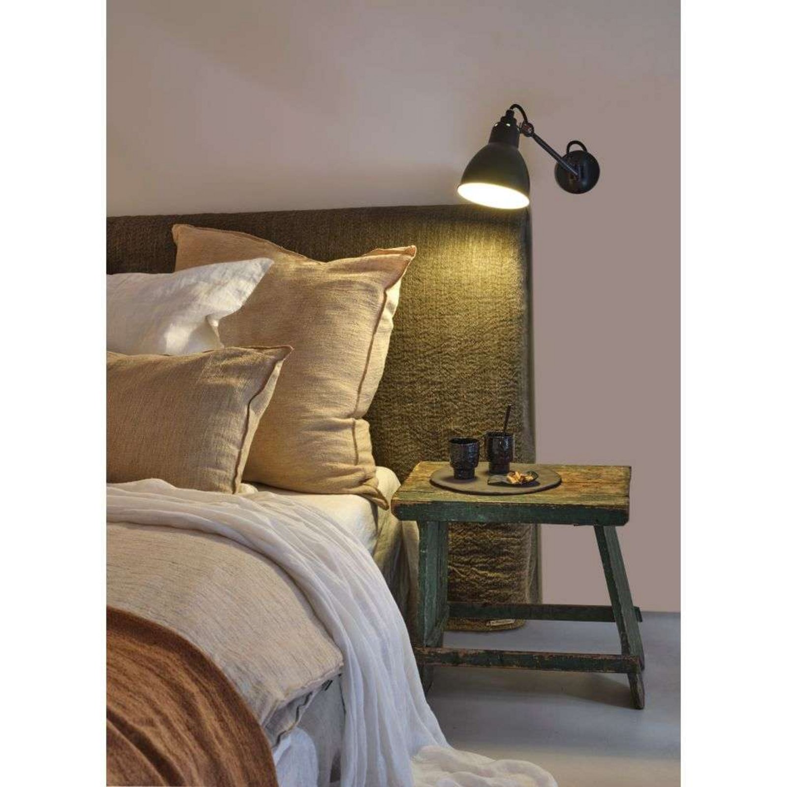 104 Aplică de Perete Black/Copper - Lampe Gras