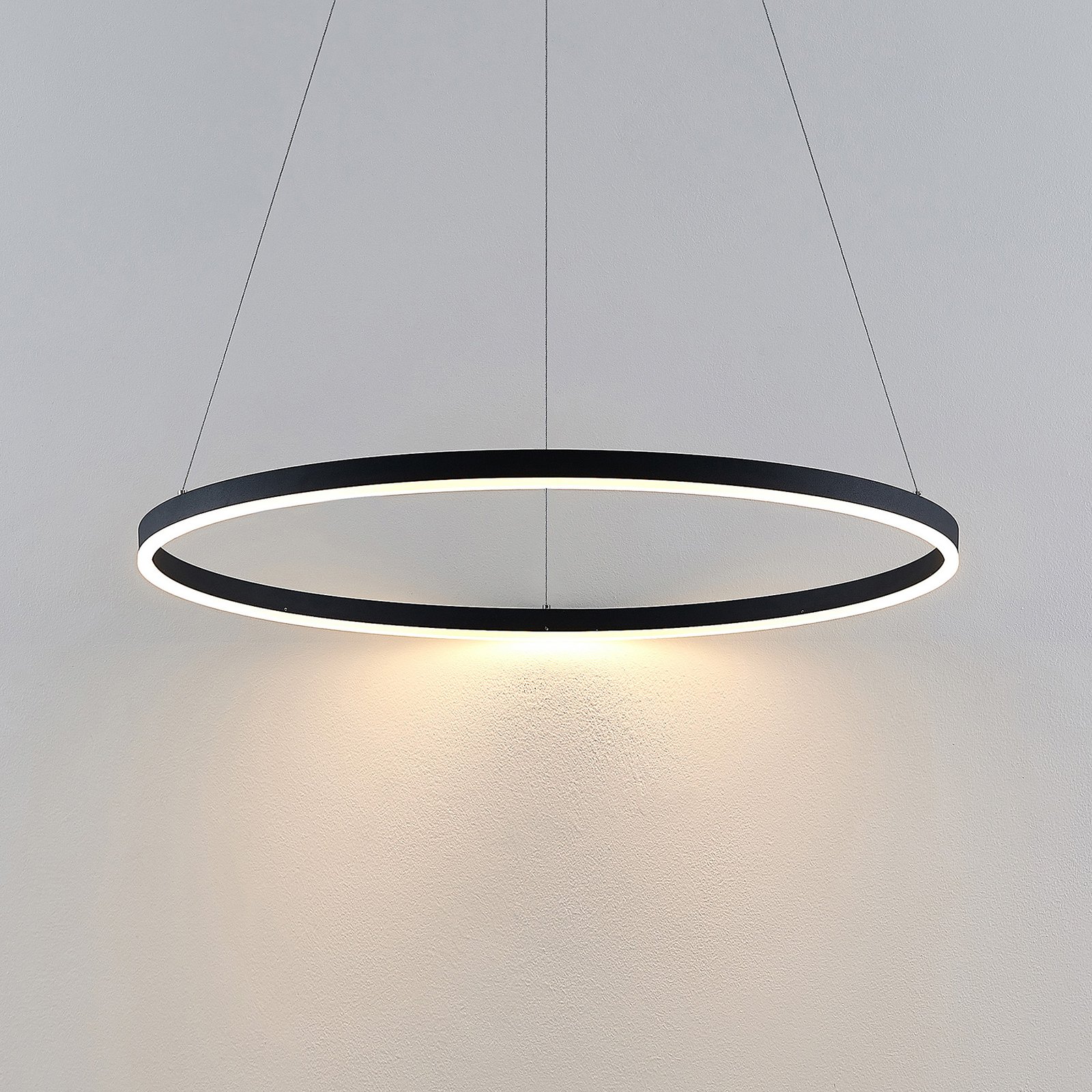 Arcchio Albiona LED hanging light, 1 ring, 80 cm