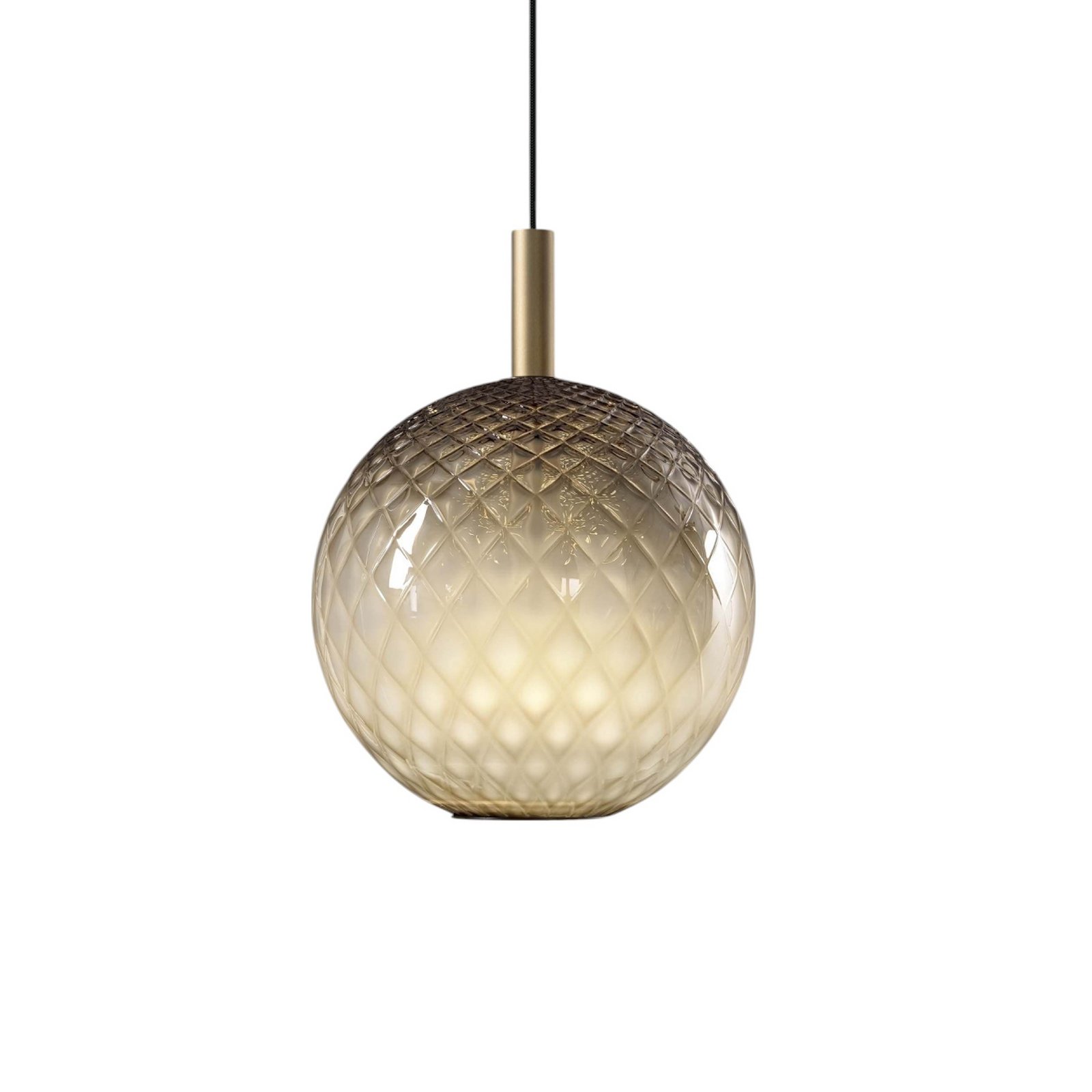 OLEV LED-Pendel BEAM STICK NUANCE BALLOTON braun Ø 35 cm 927