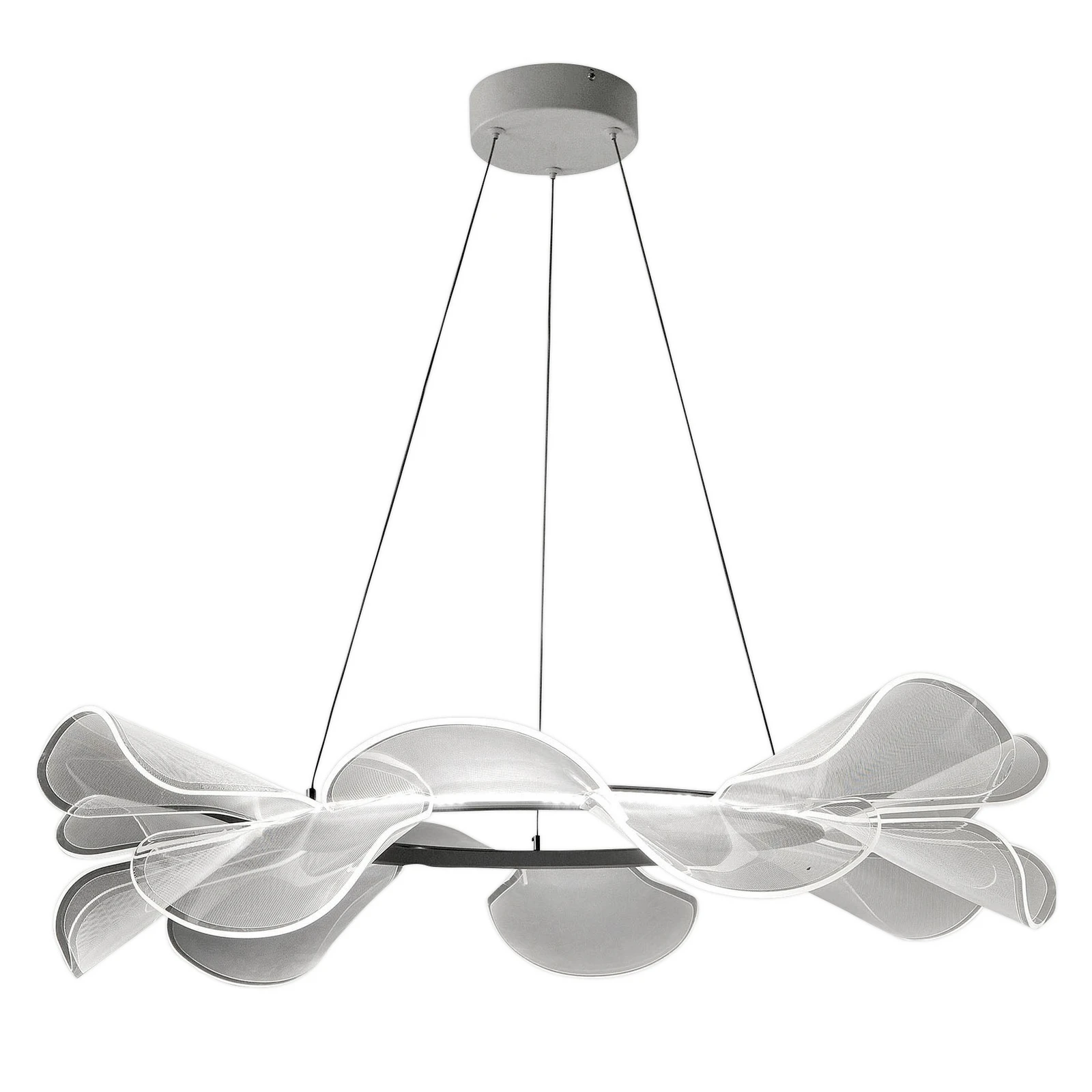 LED-Hängeleuchte Sylvie, rund, Ø 72 cm