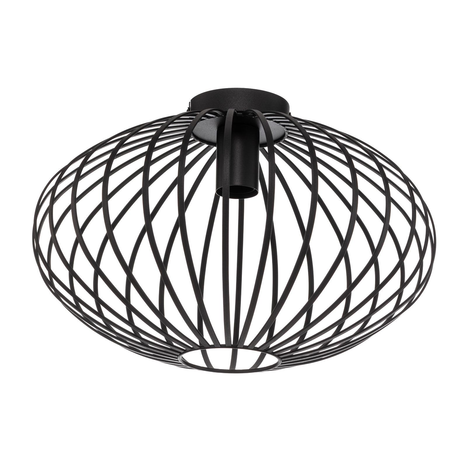 Lindby Maivi ceiling light cage black 40 cm