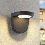 Lindby Carmelo LED vägglampa för utomhusbruk, mörkgrå