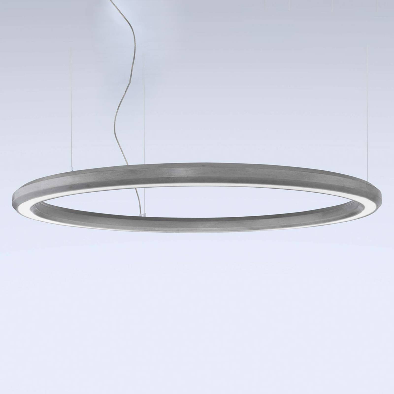 LED hanglamp Materica onder Ø 120 cm beton
