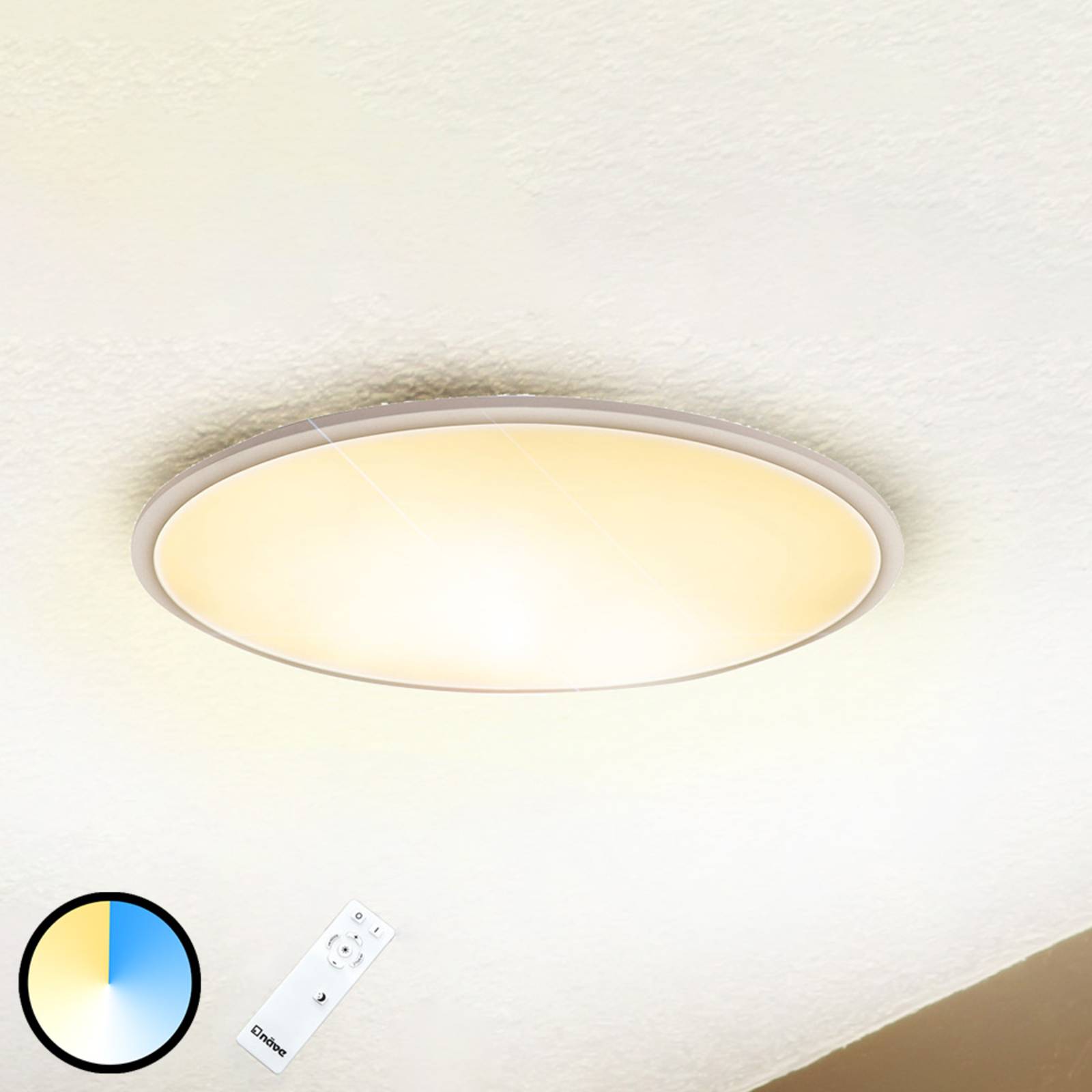Lampa sufitowa LED Sorrent owal 60 cm x 30 cm