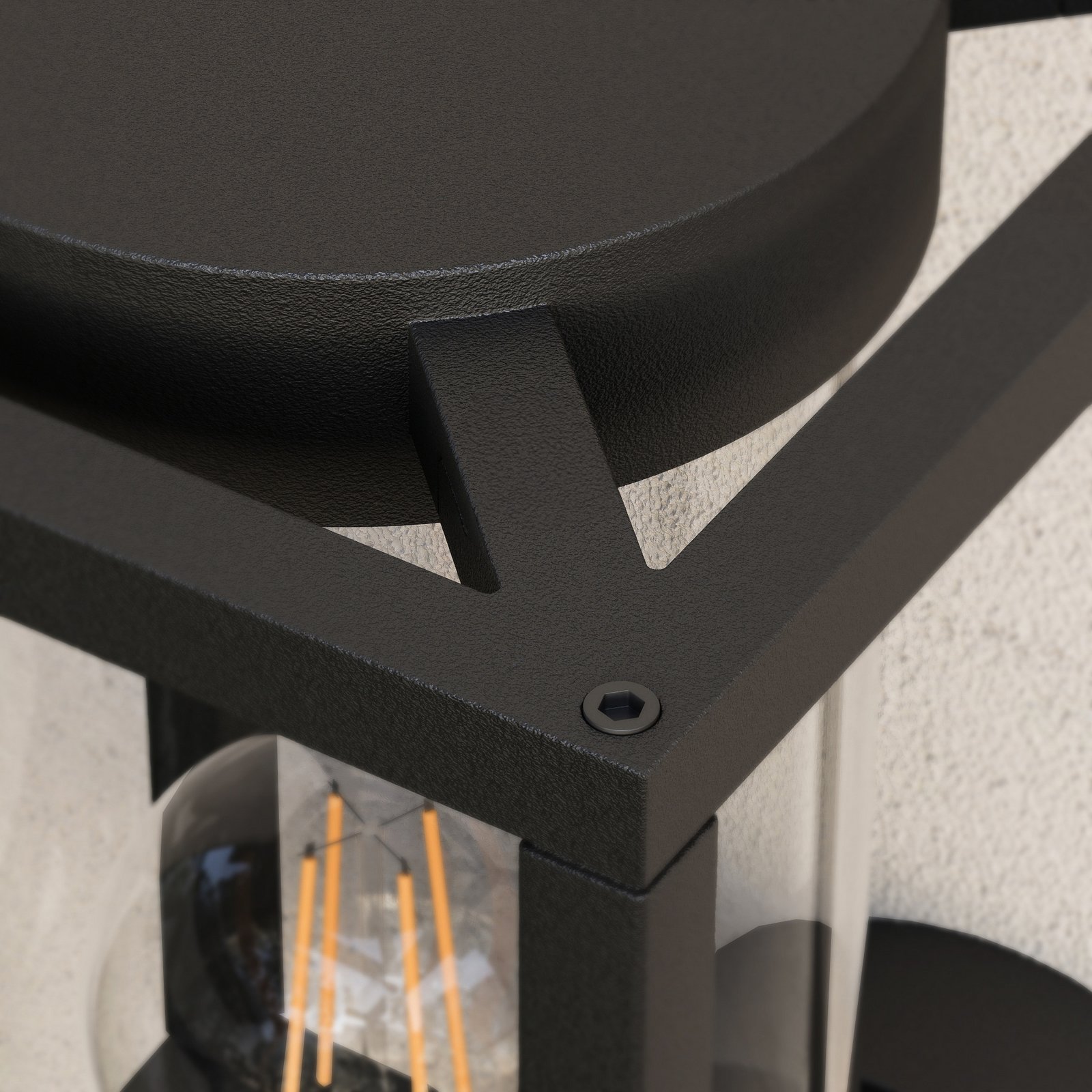 Ferda Up Außen Wandleuchte IP44 Graphite - Lucande