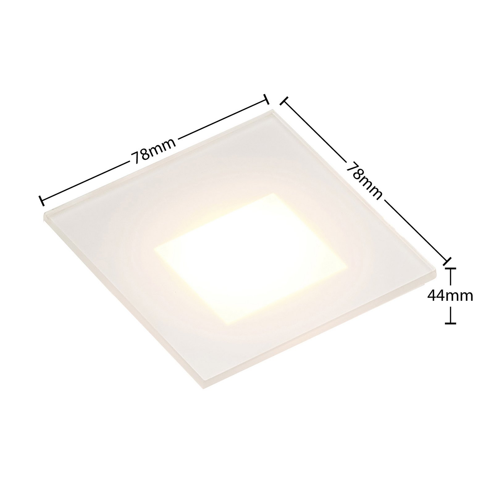 Vexi Square LED Nástěnná Vestavná Svítidla CCT White - Arcchio