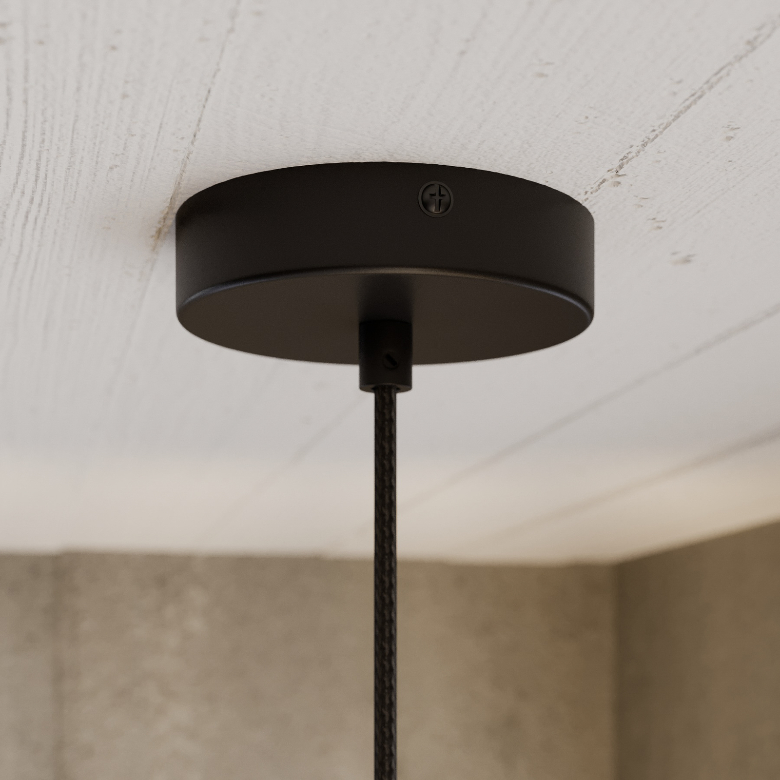 Furn Lampada a Sospensione Nero/Quercia - Envostar