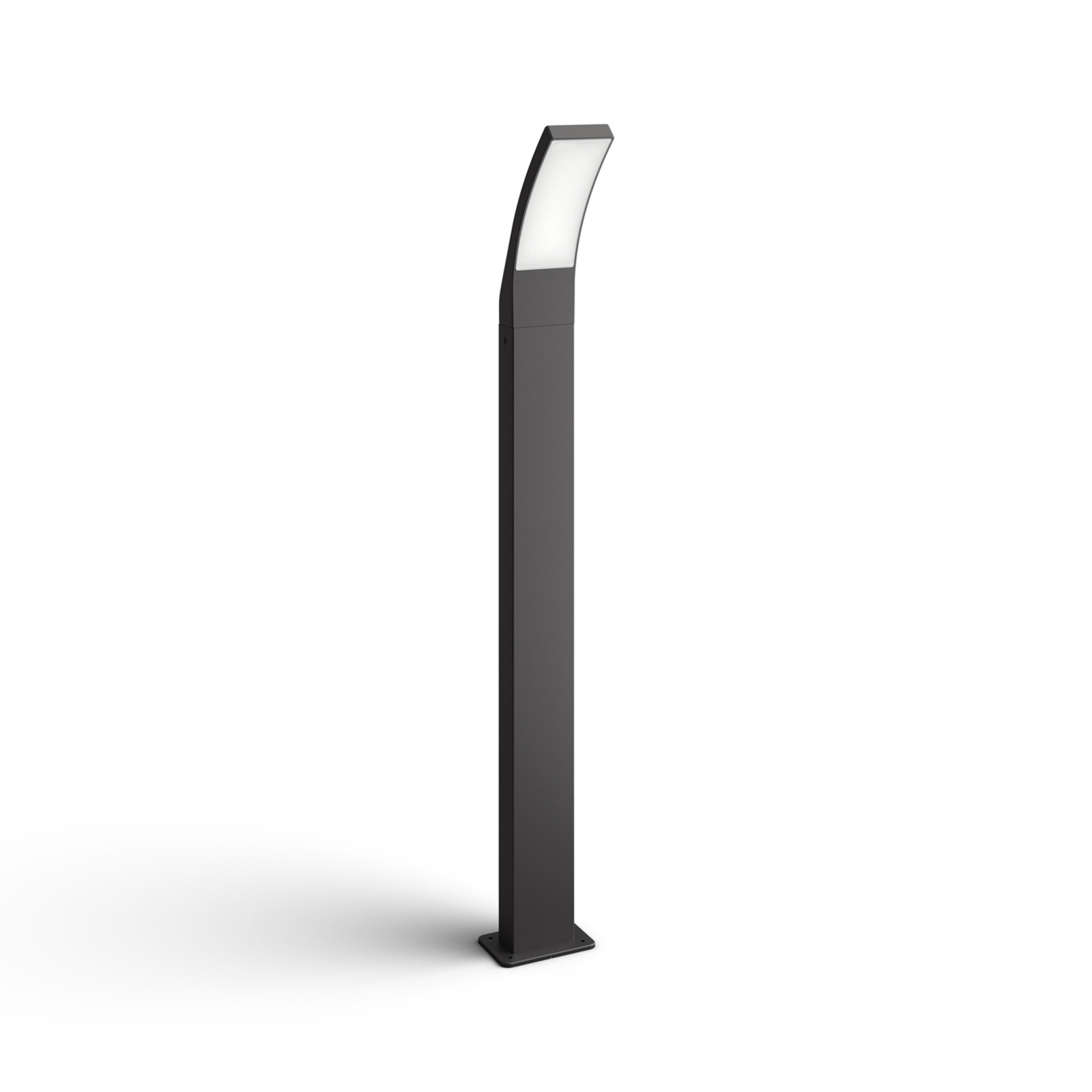 Philips LED-Wegelampe Splay, anthrazit, Metall, IP44