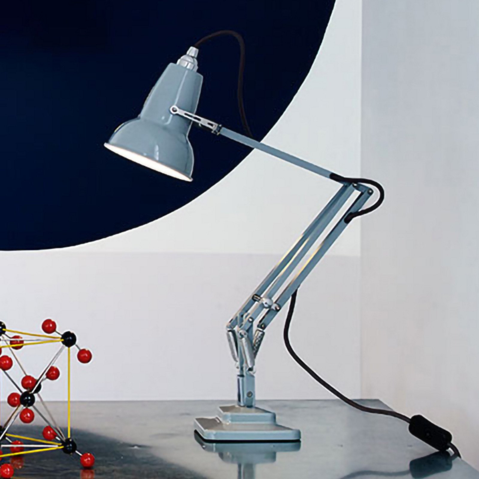 Anglepoise Original 1227 Mini Desk LED gri - Studiu / Birou - Design industrial - Metal