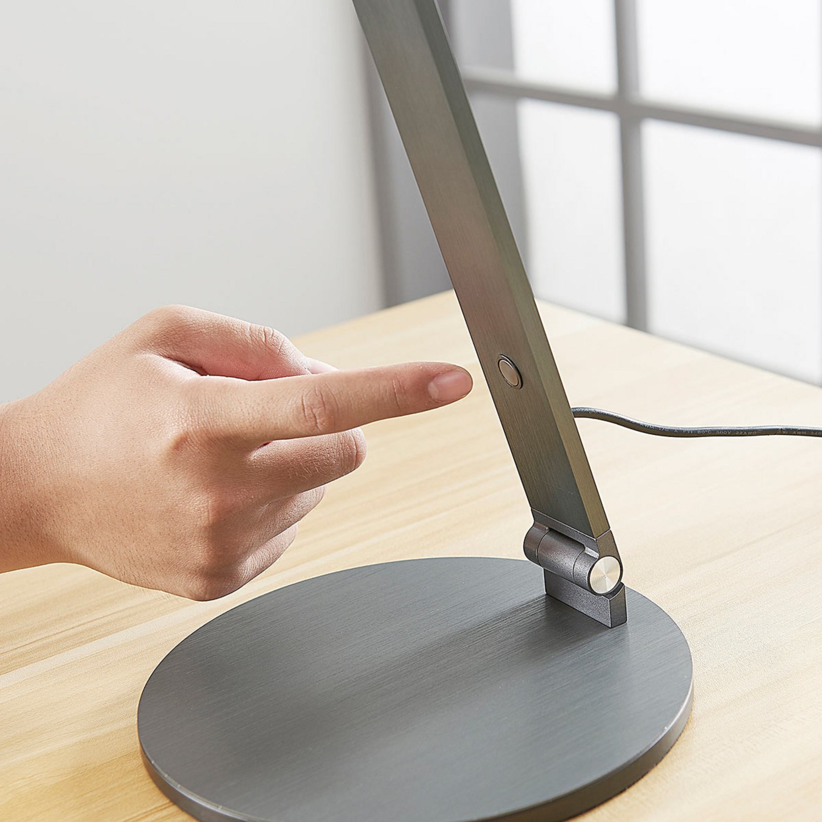 Mion Candeeiro de Mesa Blue Grey - Lucande