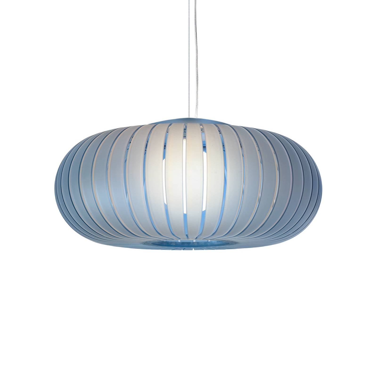 E-shop Kartell závesné svietidlo Teresa Frozen, nebovo modrá, Ø 50 cm, E27