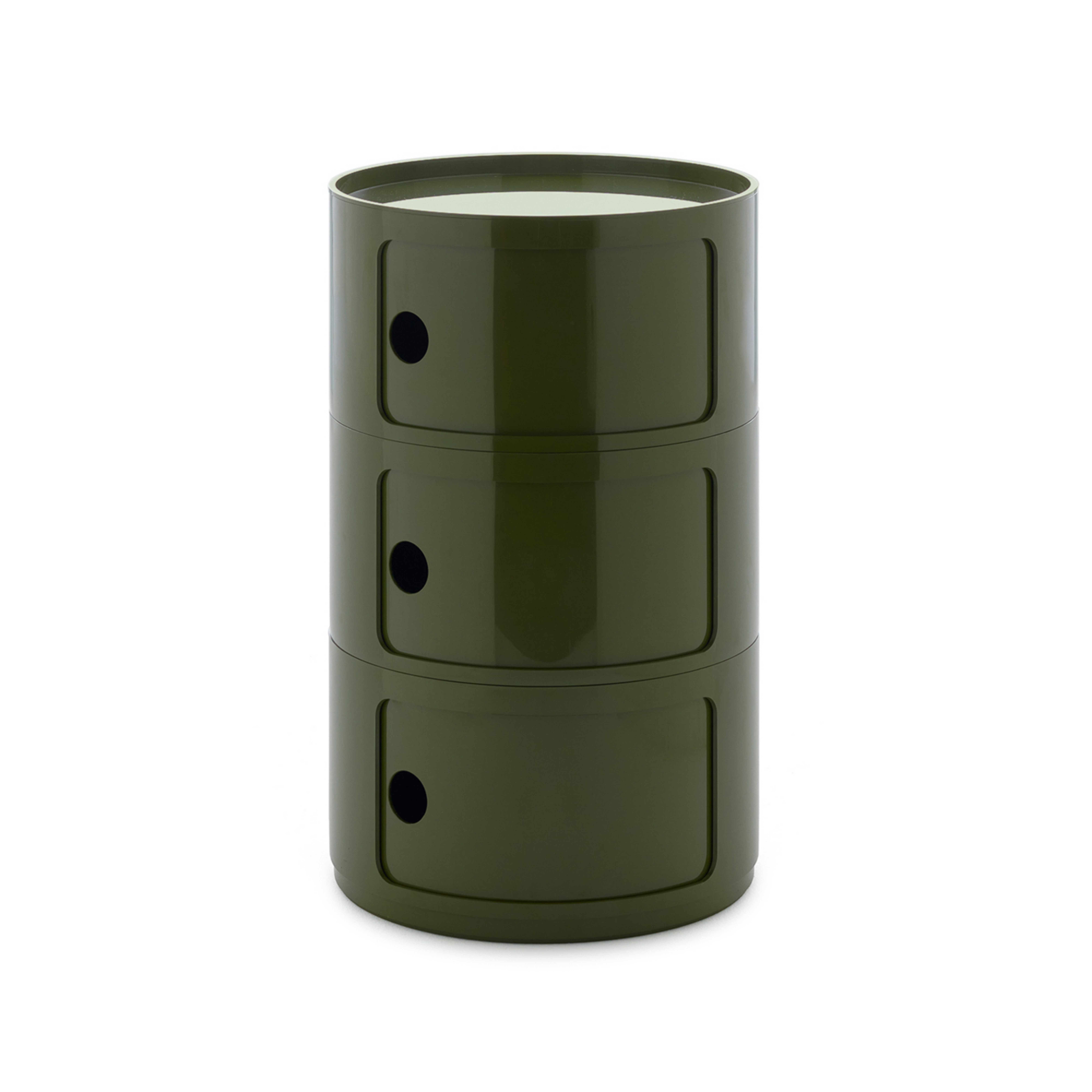 Componibili velika posuda, zelena, 3 elementa, visina 69,5 cm - Kartell