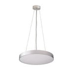 Menkar LED viseća svjetiljka, srebrna, Ø 60 cm, CCT, gore/dolje